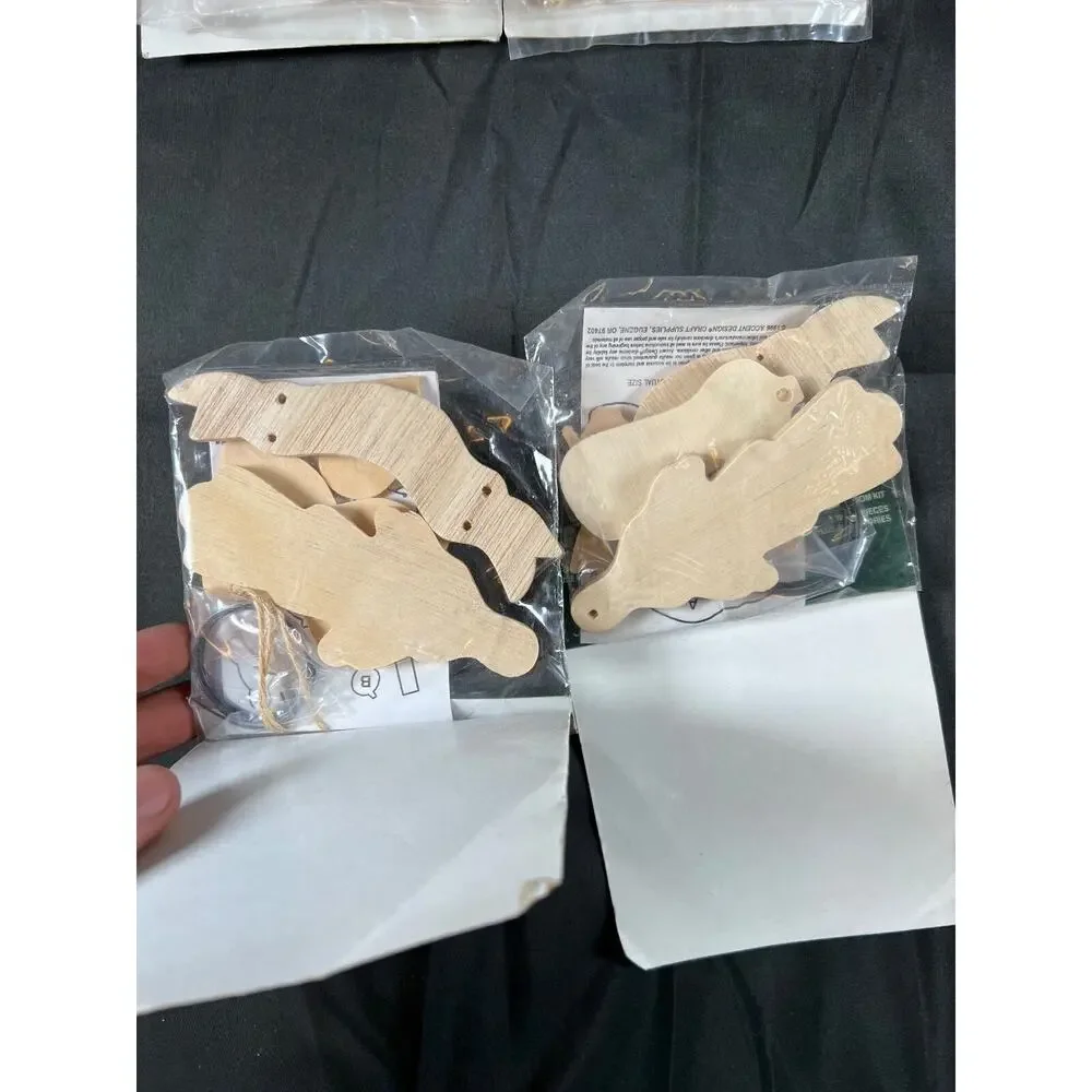 Vintage Christmas Wooden Accents Craft Kits wood & wire kit custom paint
